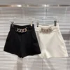 Golden Chain High Waist Shorts