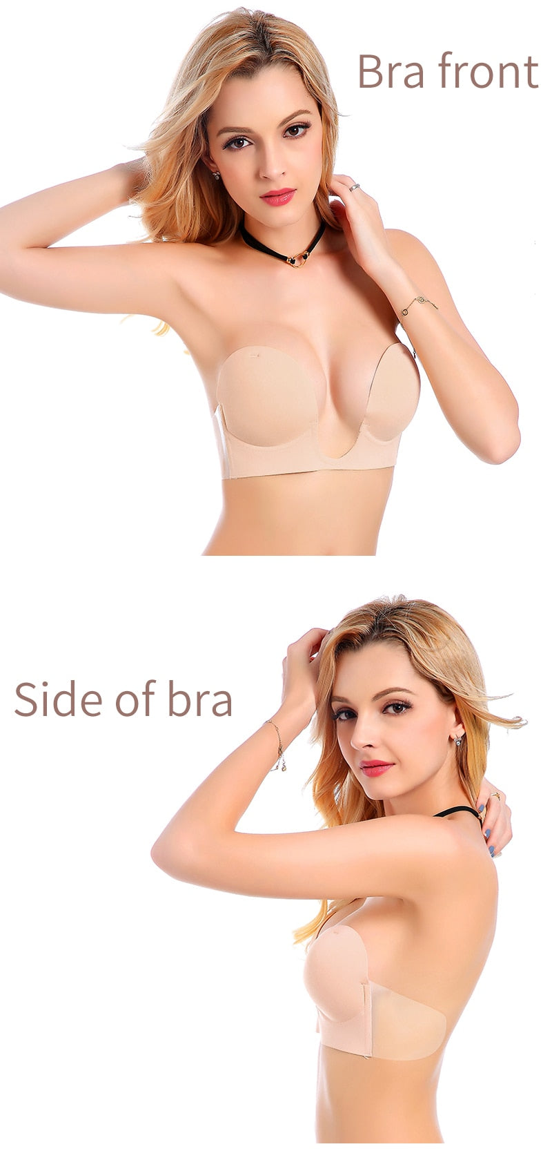 Invisible Push Up Bra