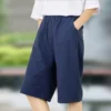 Straight Knee-Length Shorts