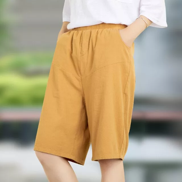 Straight Knee-Length Shorts