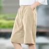 Straight Knee-Length Shorts