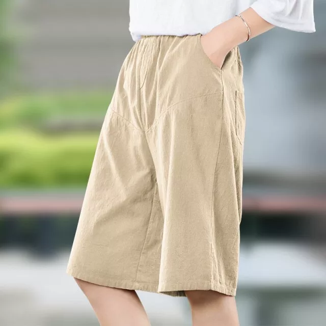 Straight Knee-Length Shorts