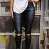 Skinny Faux Leather Leggings