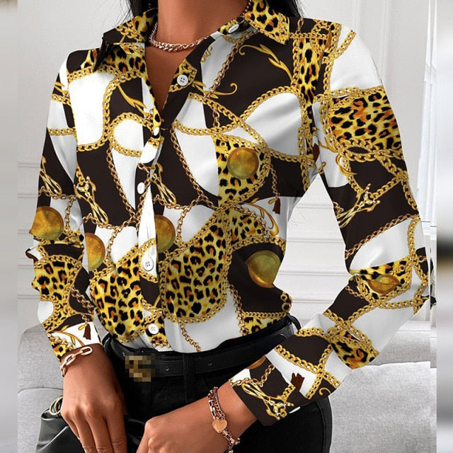 Vintage Chain Print Shirt