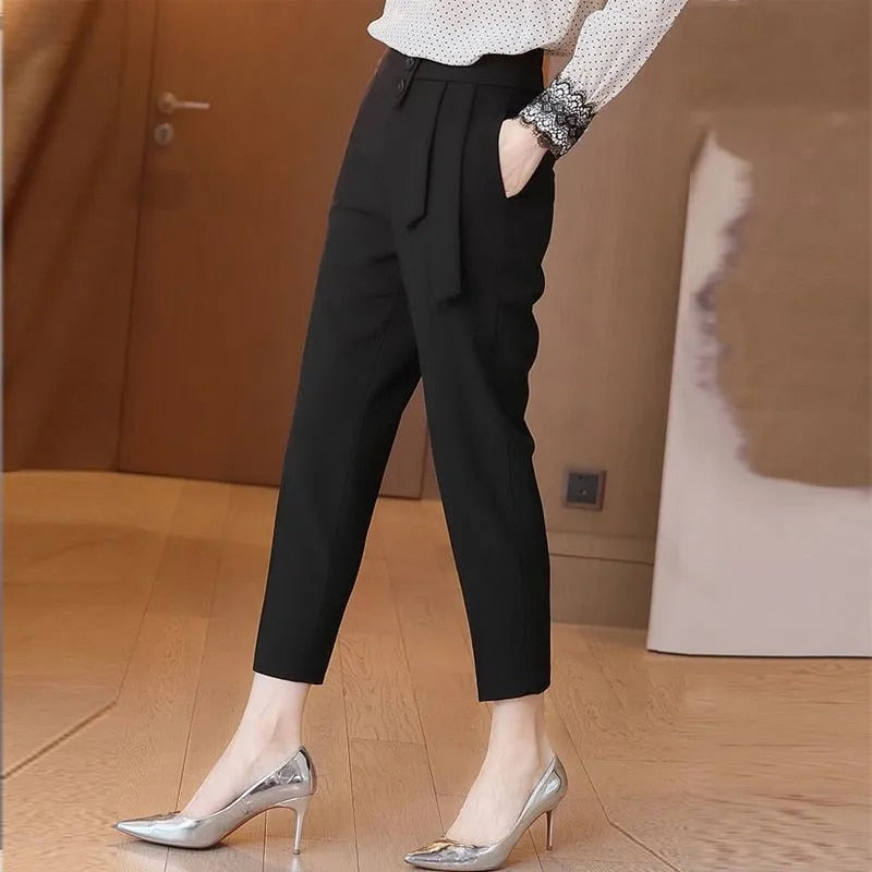 Ankle-Length Suit Trousers