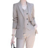 Blazer Pant Vest Set- 3 PCS