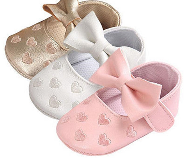 Baby PU Leather Crib Shoes