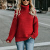 Women Turtleneck Pullover