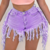 Fashion Tassel Denim Shorts