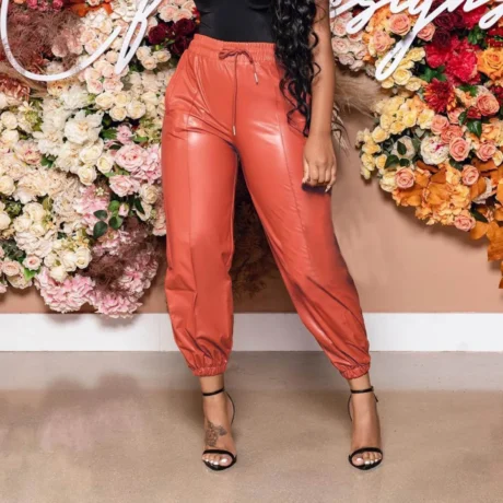 Leather Waist Trousers - Enenesis