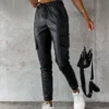 Classic PU Leather Trousers