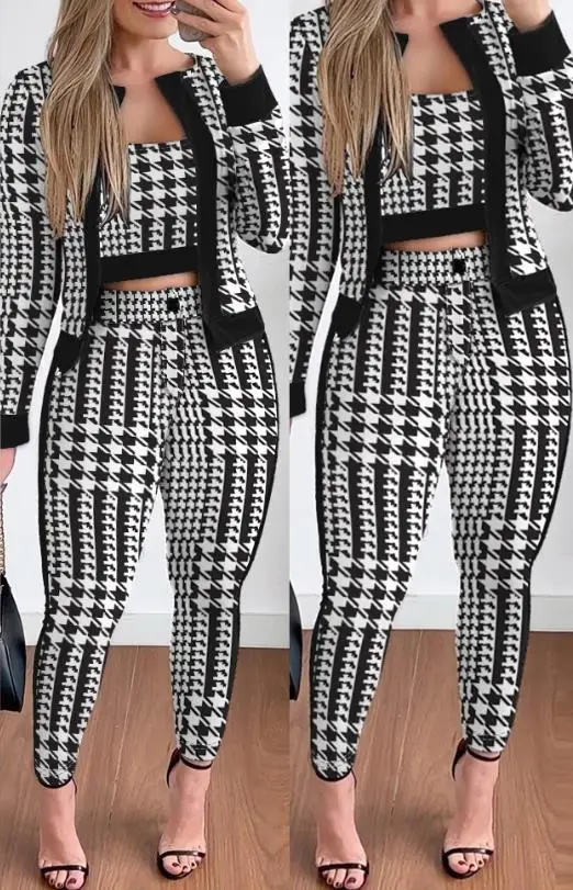 Fashion Plaid Set- Co-ord