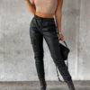 Classic PU Leather Trousers