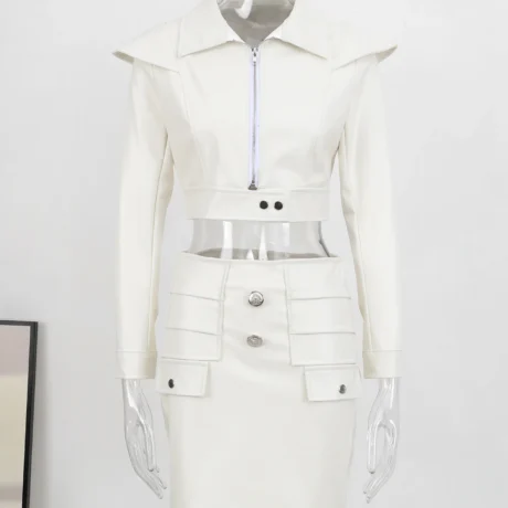 Elegant Formal Mini Skirt Suit - Enenesis