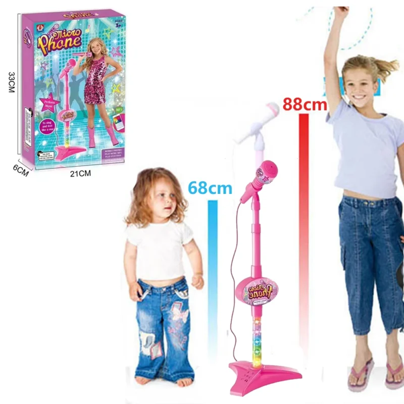 Kids Karaoke Microphone with Stand