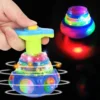 Round Music Rotating Luminous Toy