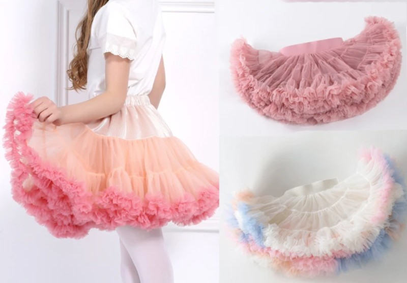 Baby Girl's Fluffy Cake Skirt