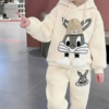 Baby Girls Little Cat Plush Tracksuit