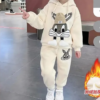 Baby Girls Little Cat Plush Tracksuit