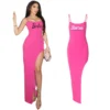 Barbie Suspender Maxi Dress