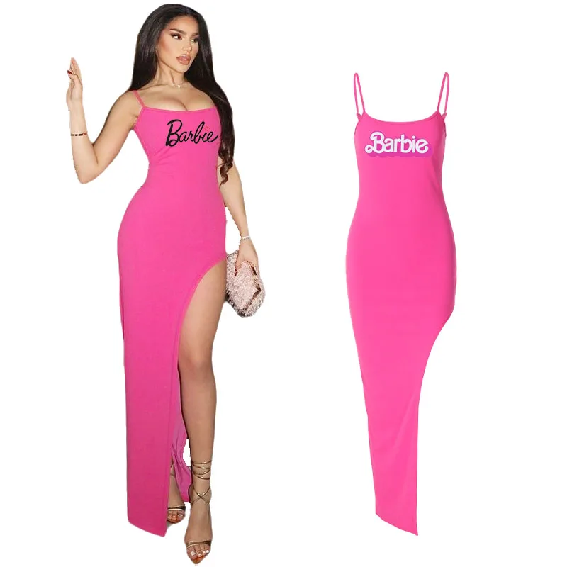 Barbie Suspender Maxi Dress