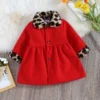 Baby Girls Leopard Print Slip Coat