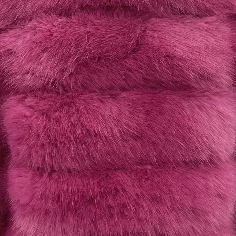 High-End Fox Fur Leather Jacket - Enenesis