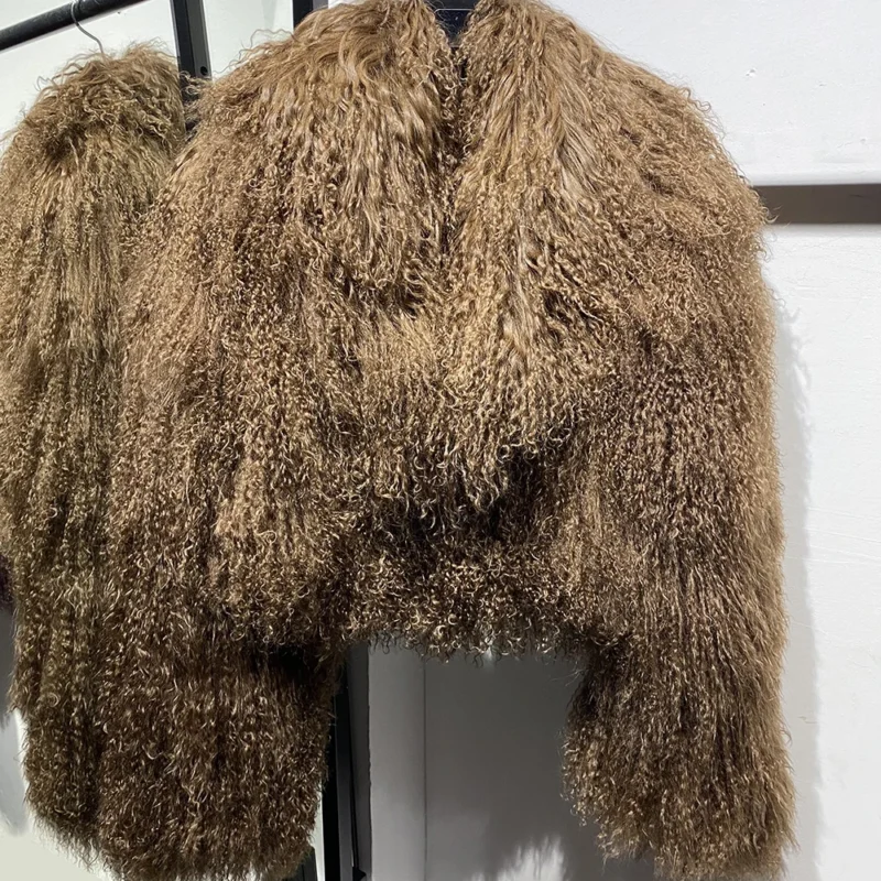 High-End Real Mongolia Sheep Fur Jackets - Enenesis